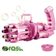  اسباب بازی تفنگ حباب ساز Gatling bubble gun رنگ صورتی